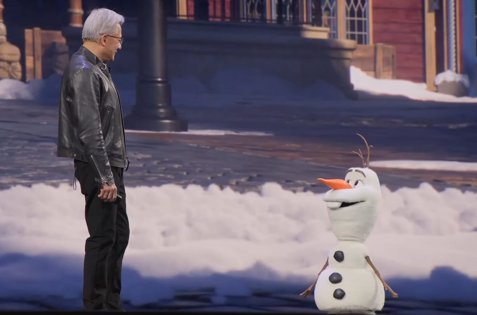 NVIDIA GTC 2026 Olaf Physical AI Demo