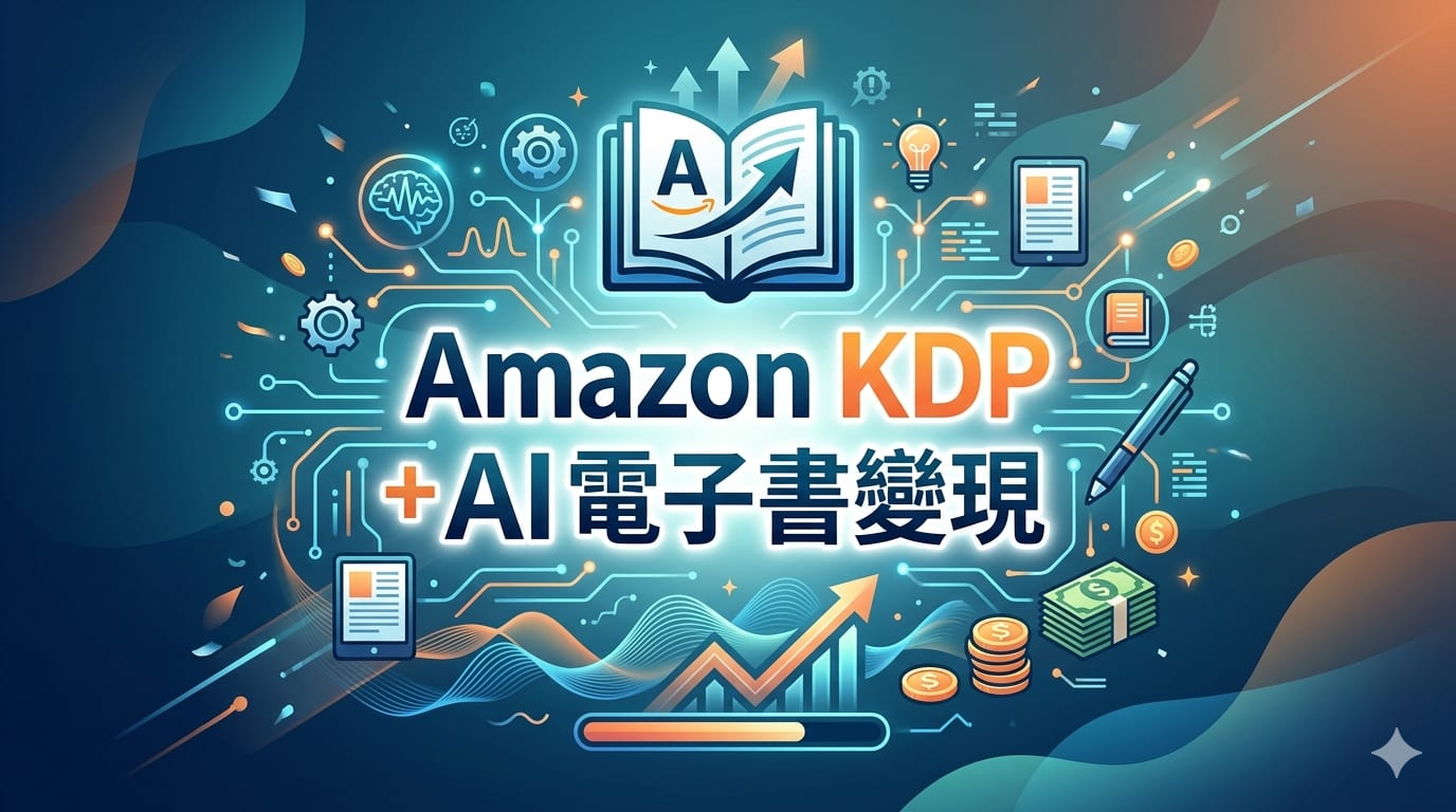 Amazon KDP + AI 電子書變現:長尾關鍵字選題與合規避雷
