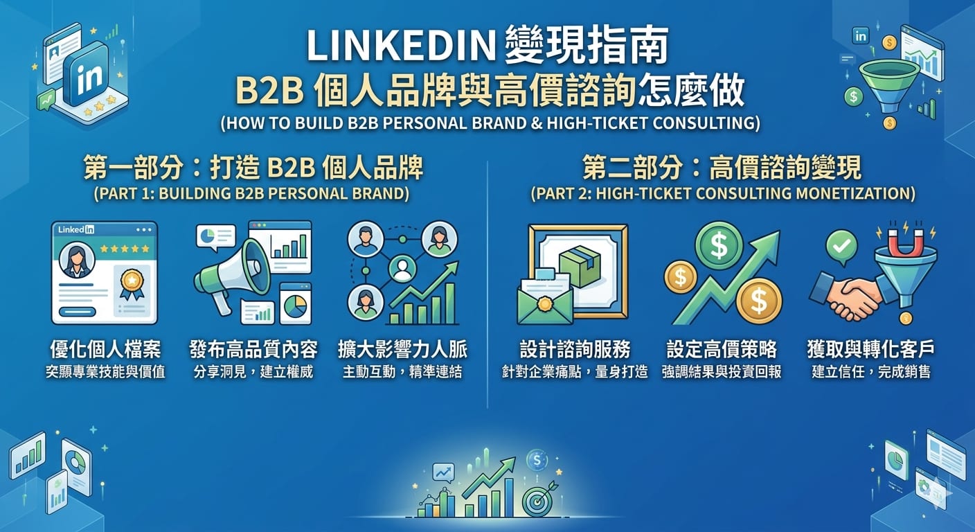 LinkedIn 變現指南：B2B 個人品牌與高價諮詢怎麼做