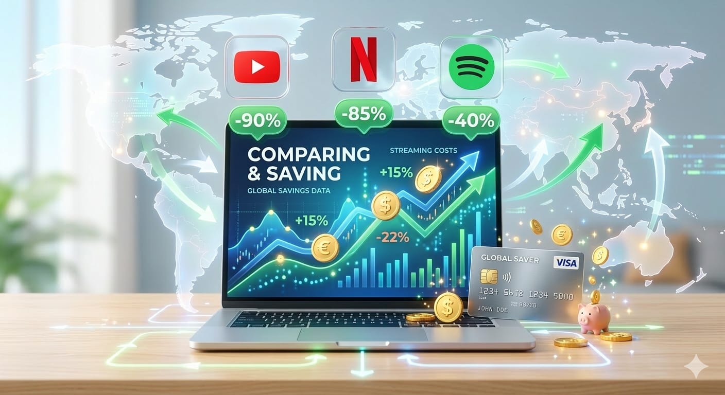 2026 跨區訂閱省錢攻略:YouTube Premium、Netflix、Spotify、Disney+ 與常用工具比價總整理